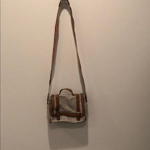 Striped Crossbody Bag